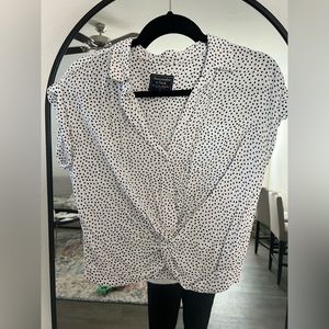 Abercrombie polka dot top